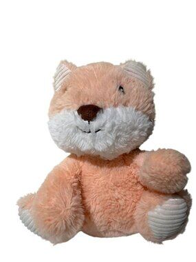 Spark Create Fox Plush Orange Stuffed Animal Rattle Crinkle Baby 10”